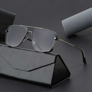 نظارات شمسية عصرية جديدة بطراز رائج نظارات قيادة نظارات ظلال متدرجة للرجال New Fashion Trendy Style Sunglasses Driving Glasses Gradient Shades Eyewear for Men