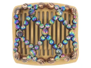 African Butterfly Chameleon Hair Comb - Ndalena Blonde 20
