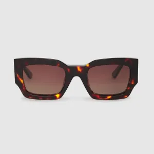 ANINE BING Indio Sunglasses Monogram | Dark Tortoise