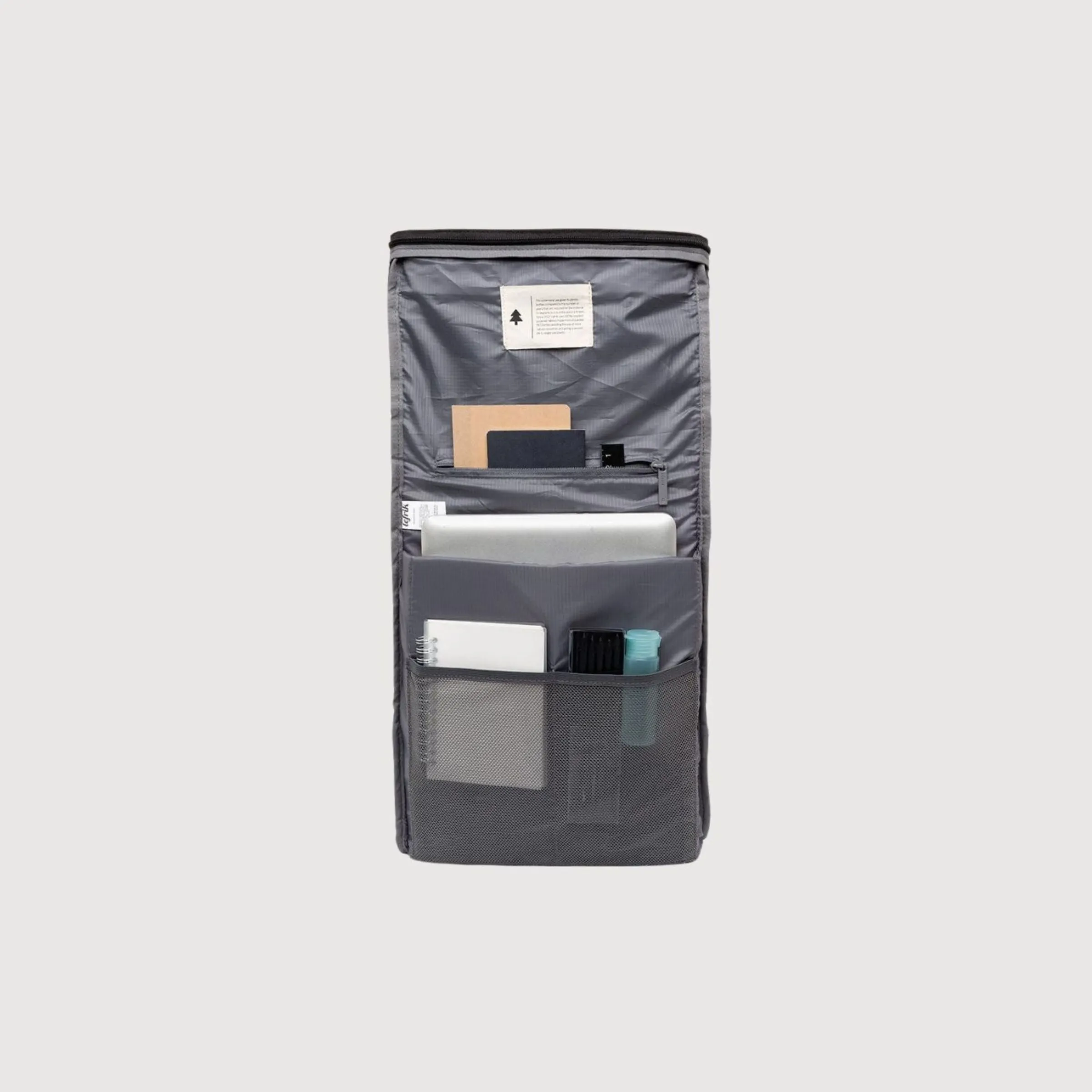 Backpack Roll Reflective Black | Lefrik