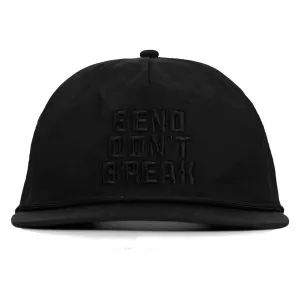 Bend Don't Break Subdued Crushable Edition Rope SnapBack Hat