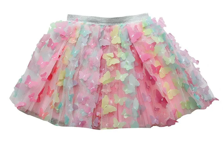 Butterfly Flutter Tutu: Pastel / 1-2 year
