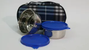 Capu 2 Lunch Box (400ml *2 Container With Bag)
