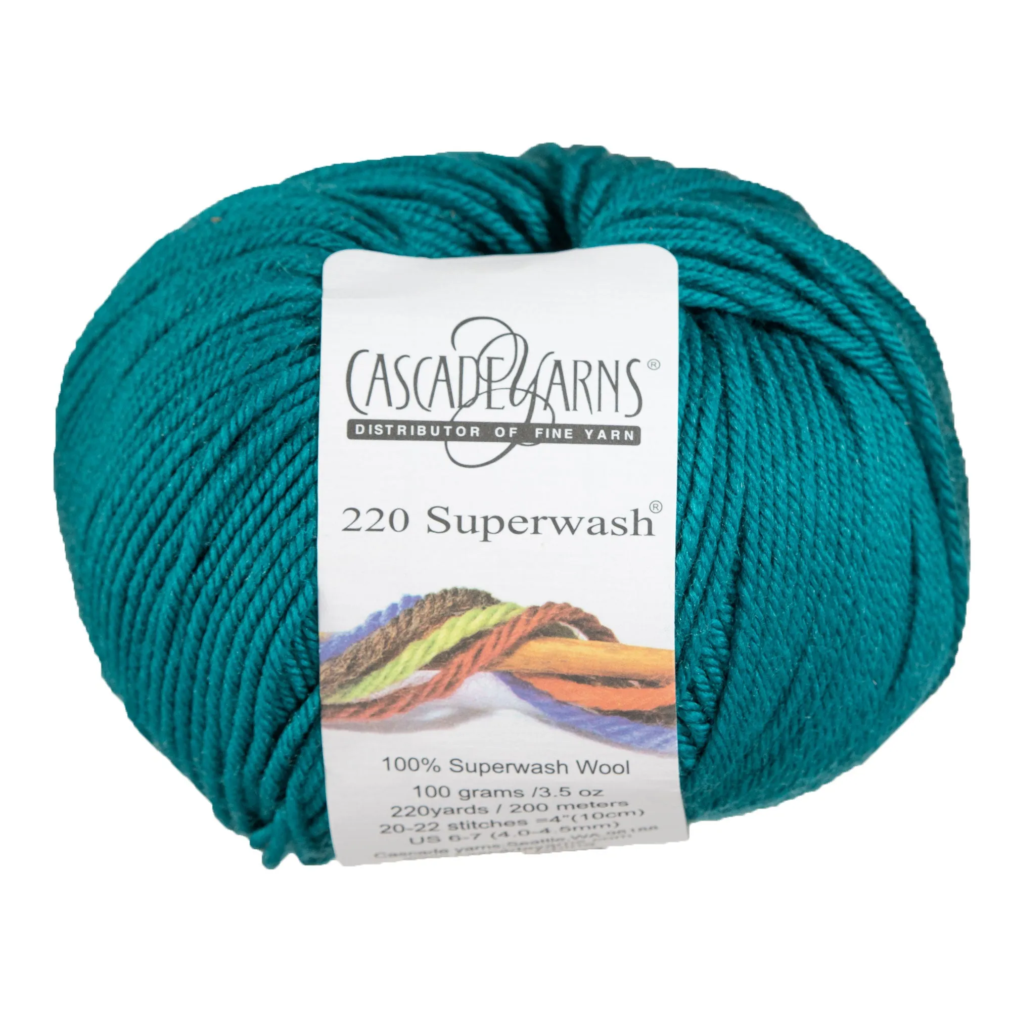 Cascade Yarns 220 Superwash Yarn - 0890 Emerald City