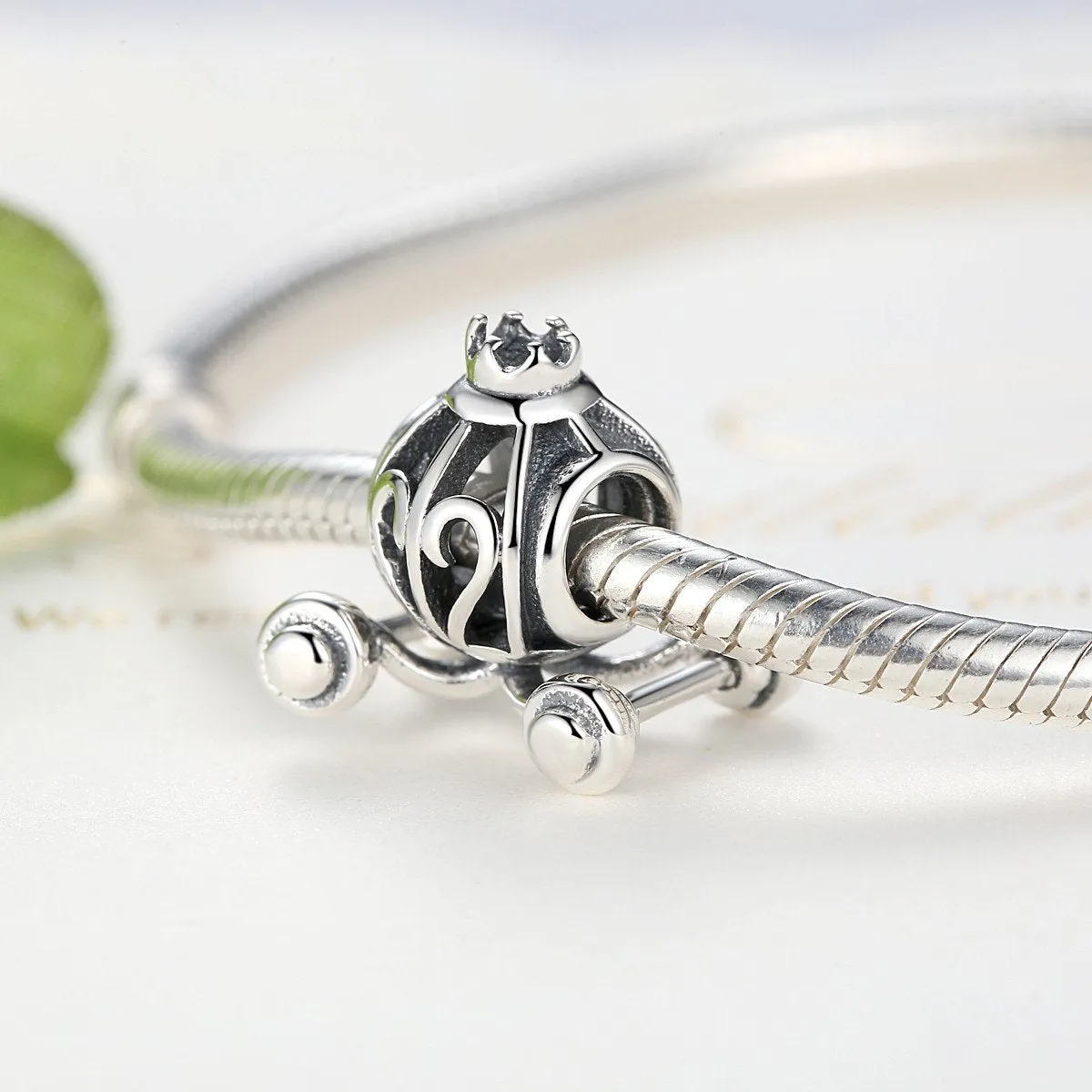 Cinderella Pumpkin Carriage Openwork Charm