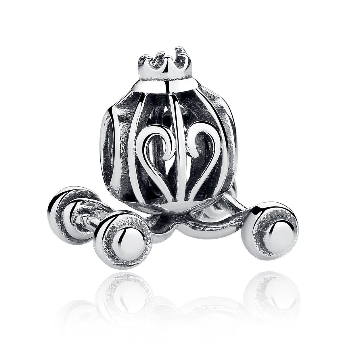 Cinderella Pumpkin Carriage Openwork Charm