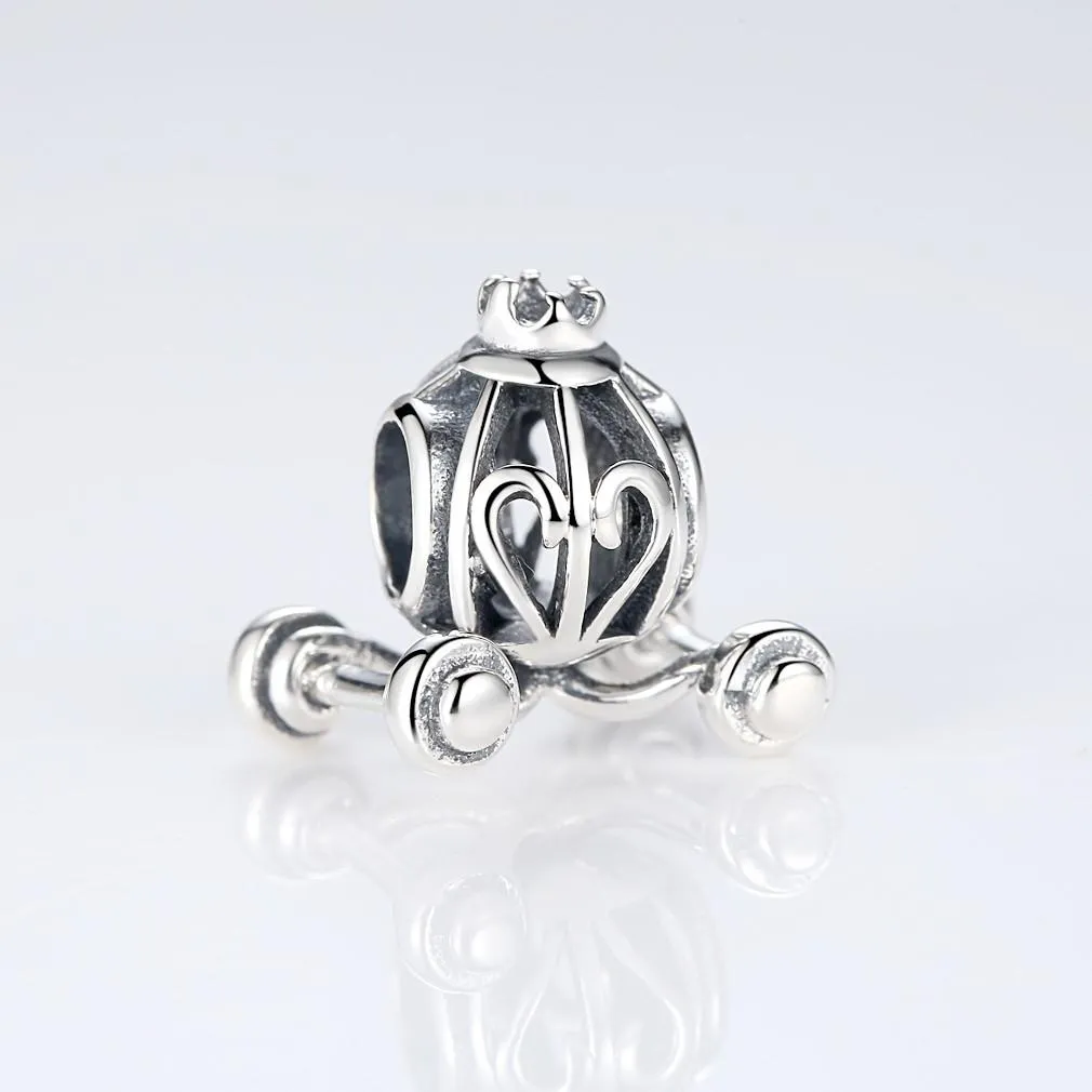 Cinderella Pumpkin Carriage Openwork Charm
