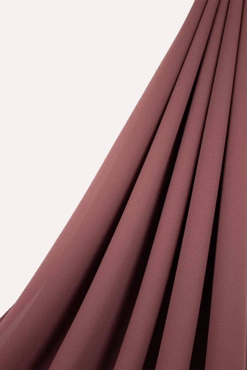 Classic Chiffon Hijab - Pink Truffle