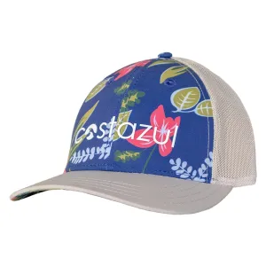Costazul Floral Snapback Cap - Blue