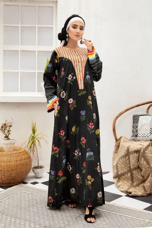 DS20-104 Printed Stitched Fustaan for Kids - 1PC