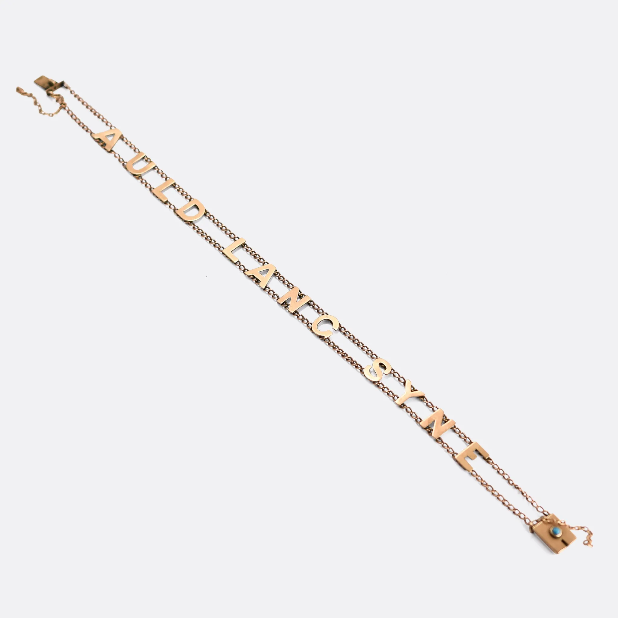 Edwardian Gold "Auld Lang Syne" Bracelet