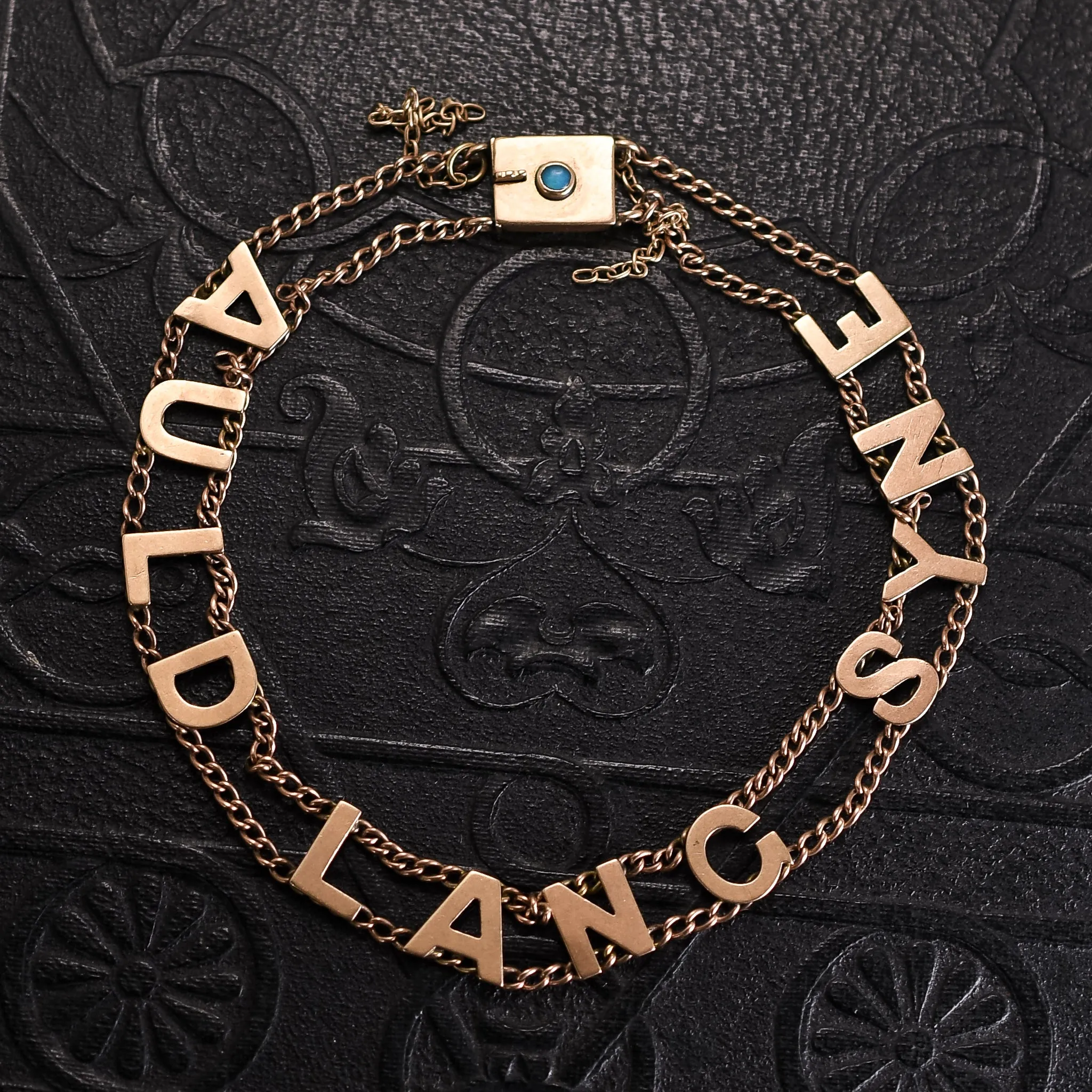 Edwardian Gold "Auld Lang Syne" Bracelet