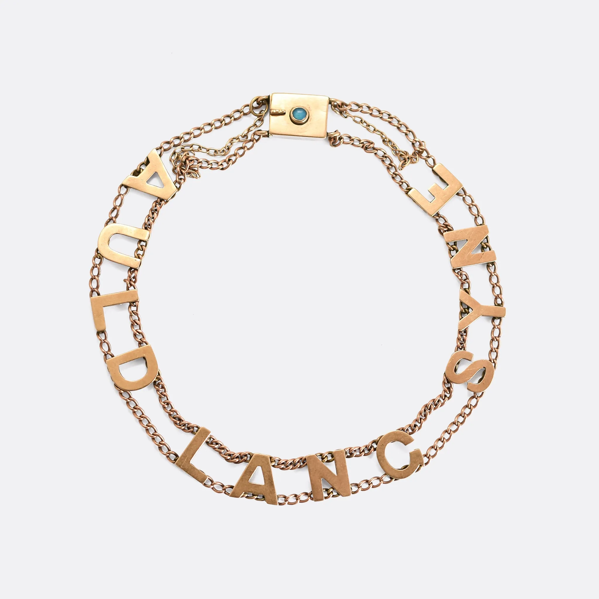Edwardian Gold "Auld Lang Syne" Bracelet