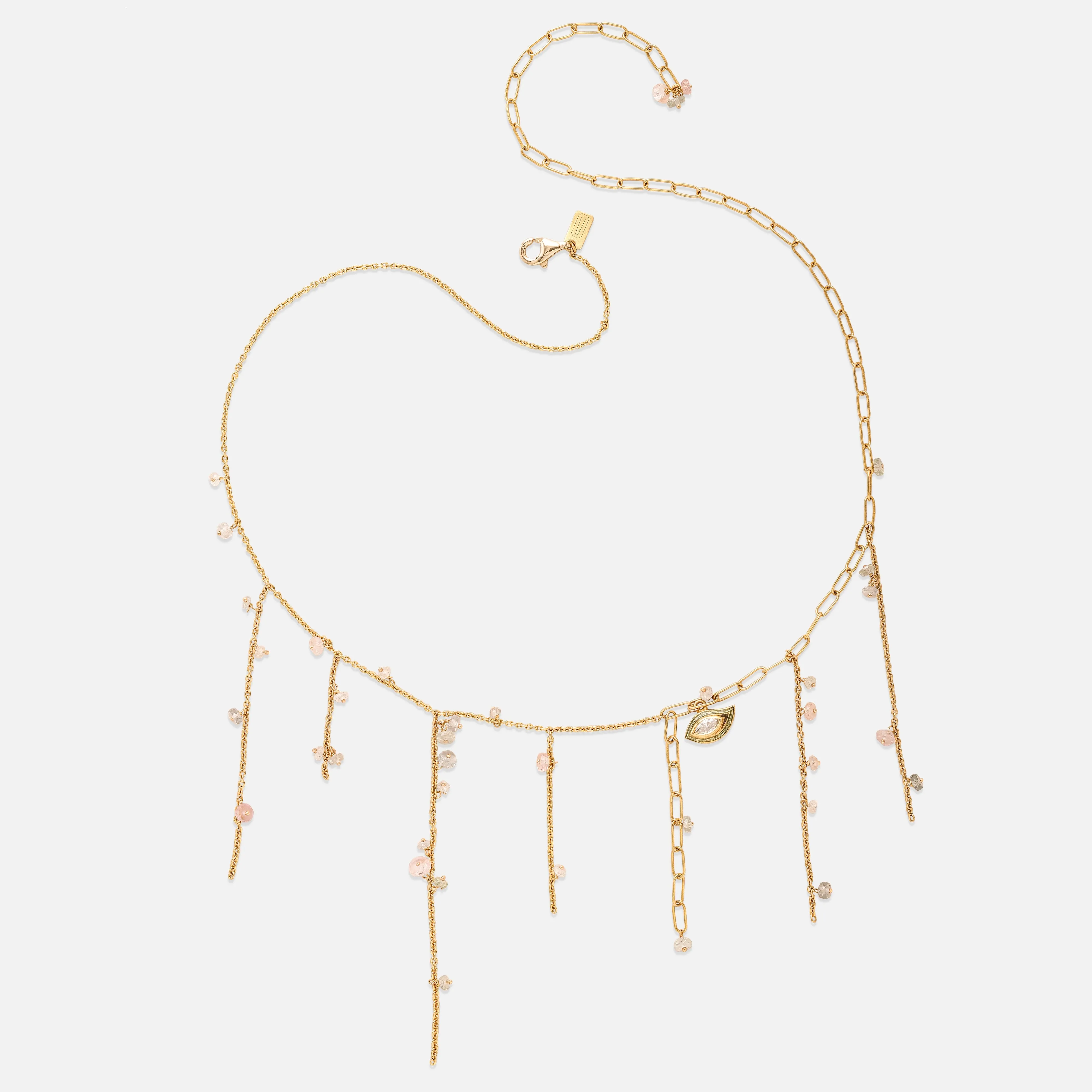 Eye Fringe Necklace