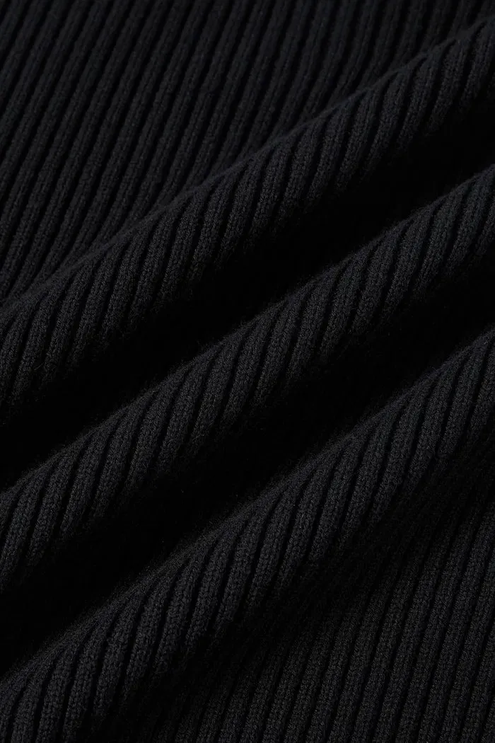 Fairmont High Neck Sweater in Wool Blend Knit