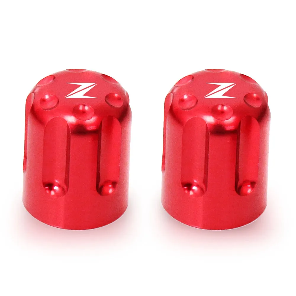 Fit Kawasaki Z1000 Z900 Z800 Z650 Engraved Logo Tire Valve Stem Caps