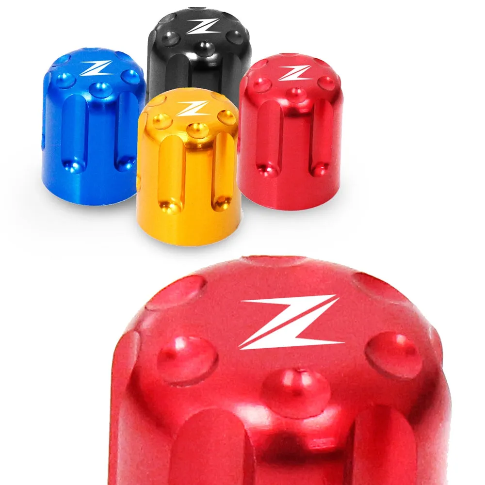 Fit Kawasaki Z1000 Z900 Z800 Z650 Engraved Logo Tire Valve Stem Caps