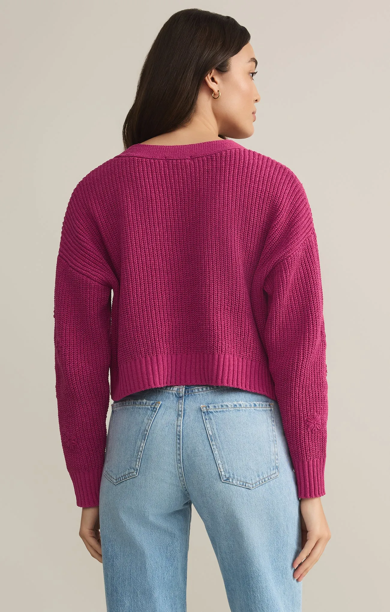 Fleur Cropped Cardigan