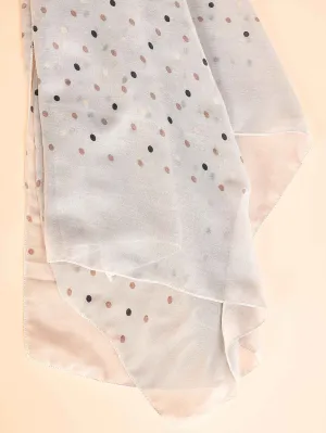 Glitter Polka Viscose Scarf