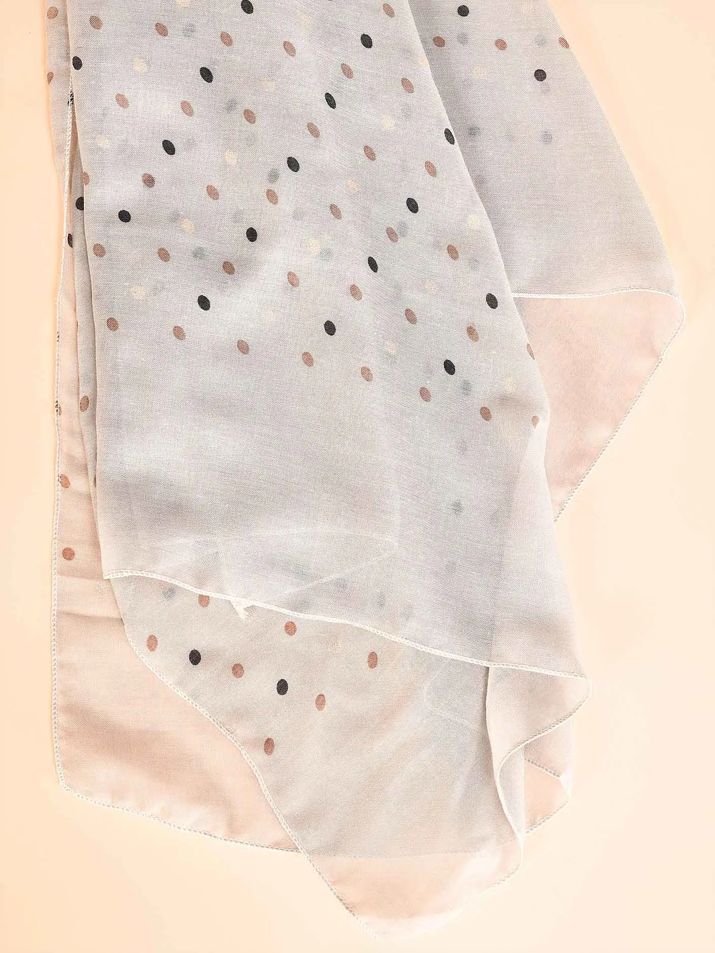 Glitter Polka Viscose Scarf