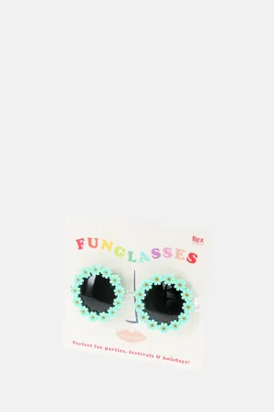 Green Daisy Funglasses