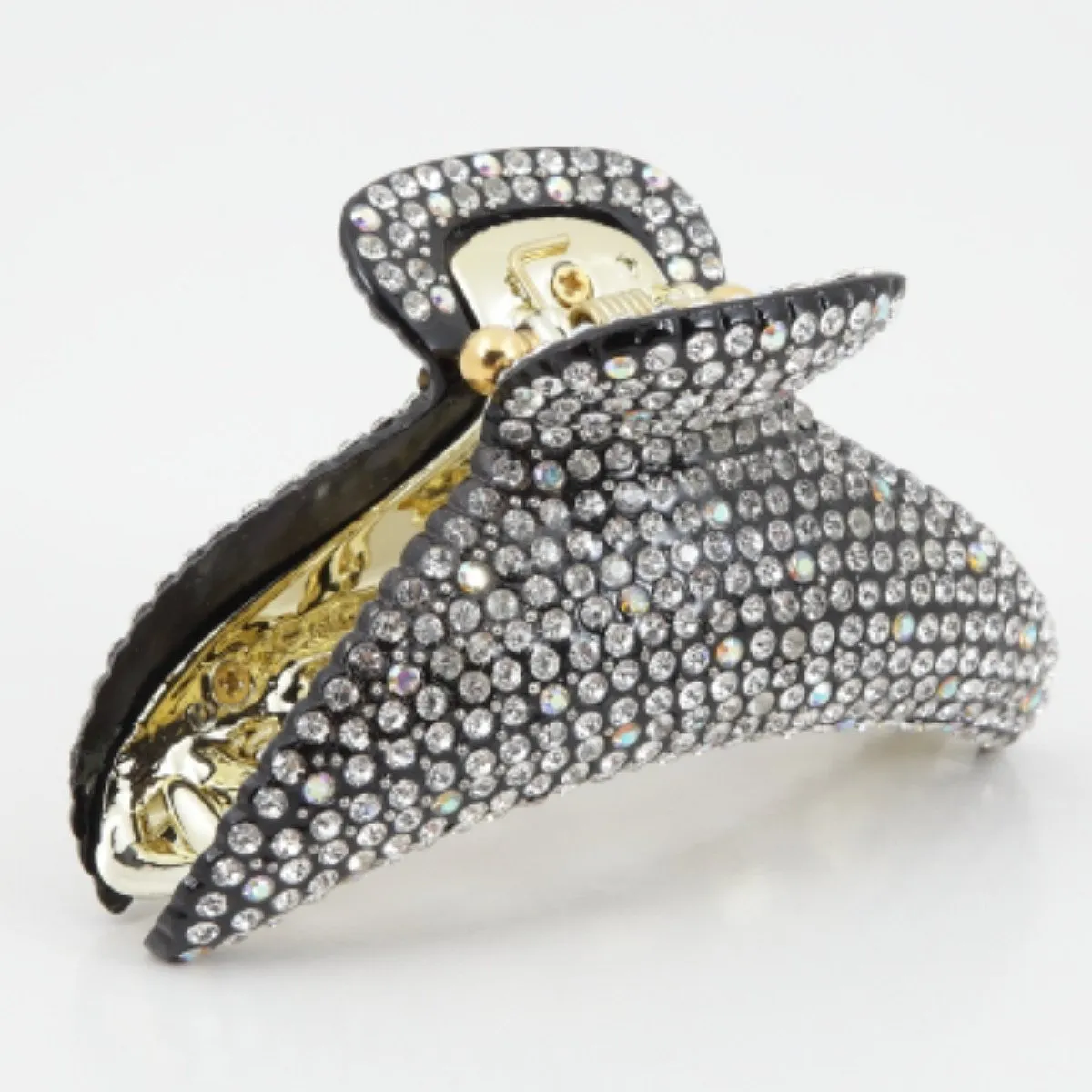 Hand Work Cubic Rhinestone Diamante Jewel Hair Jaw Claw Clip Rhinestone Series-1