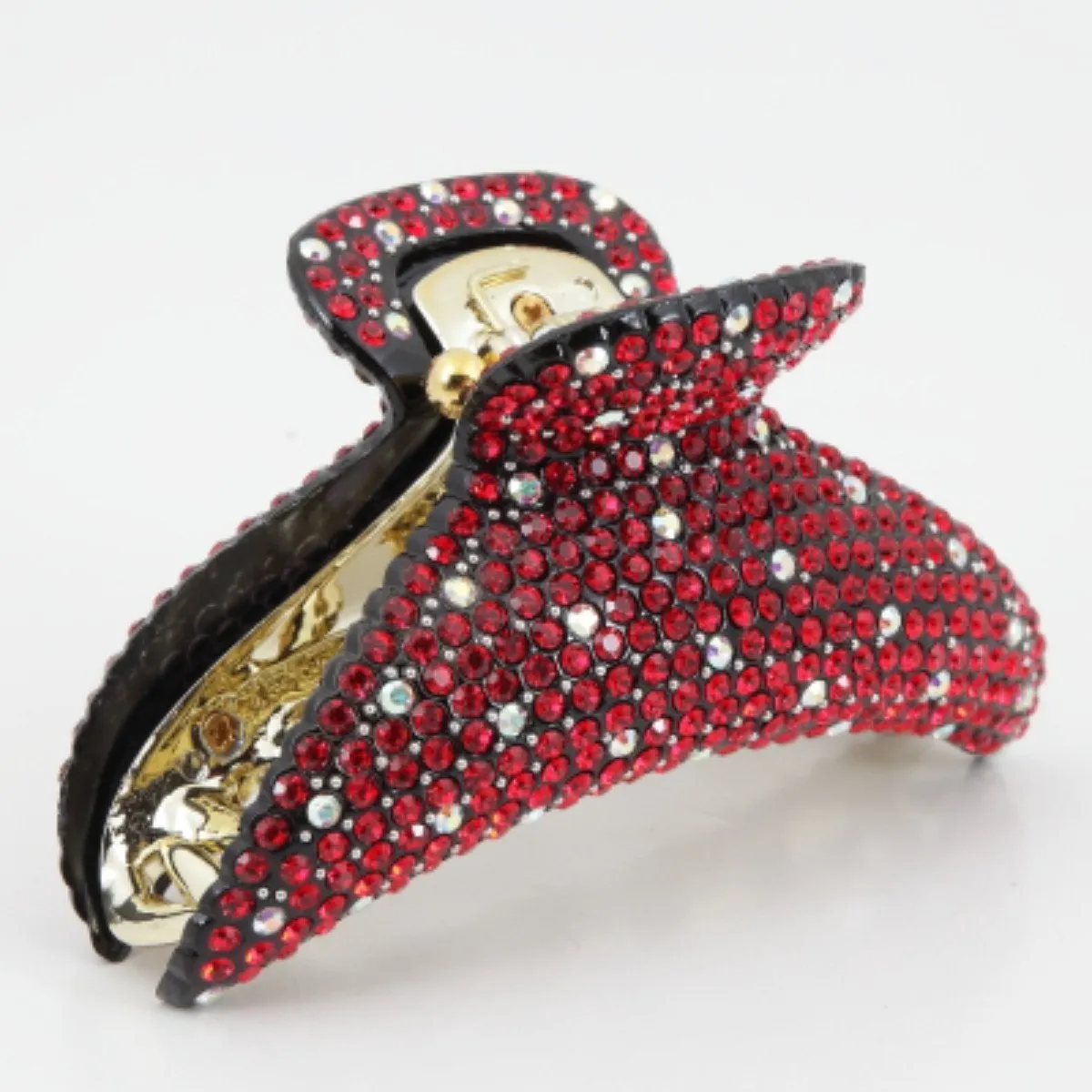 Hand Work Cubic Rhinestone Diamante Jewel Hair Jaw Claw Clip Rhinestone Series-1