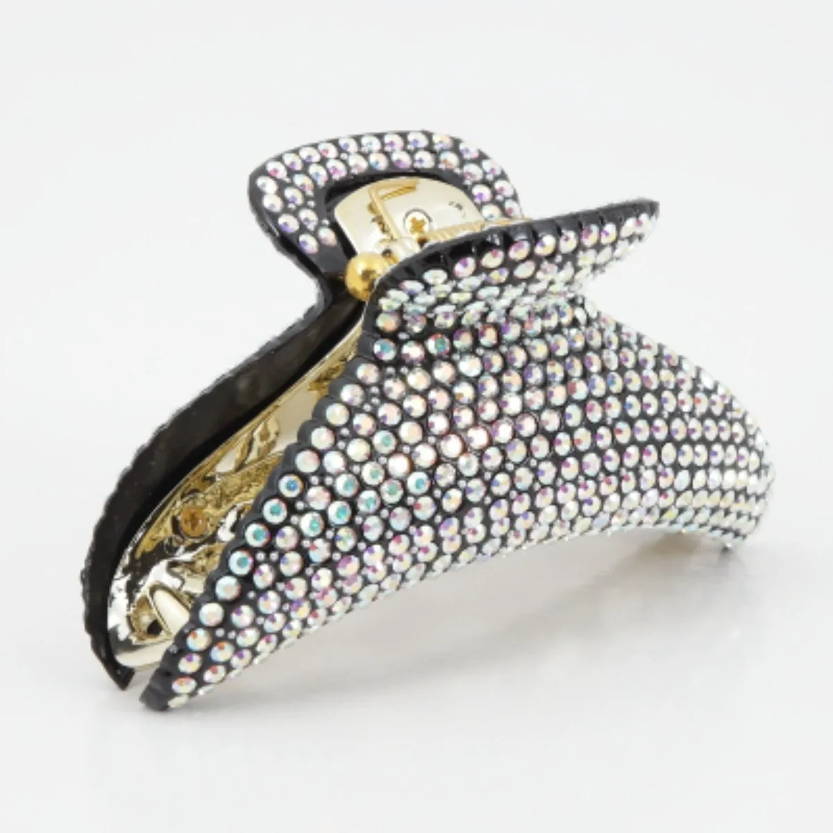 Hand Work Cubic Rhinestone Diamante Jewel Hair Jaw Claw Clip Rhinestone Series-1