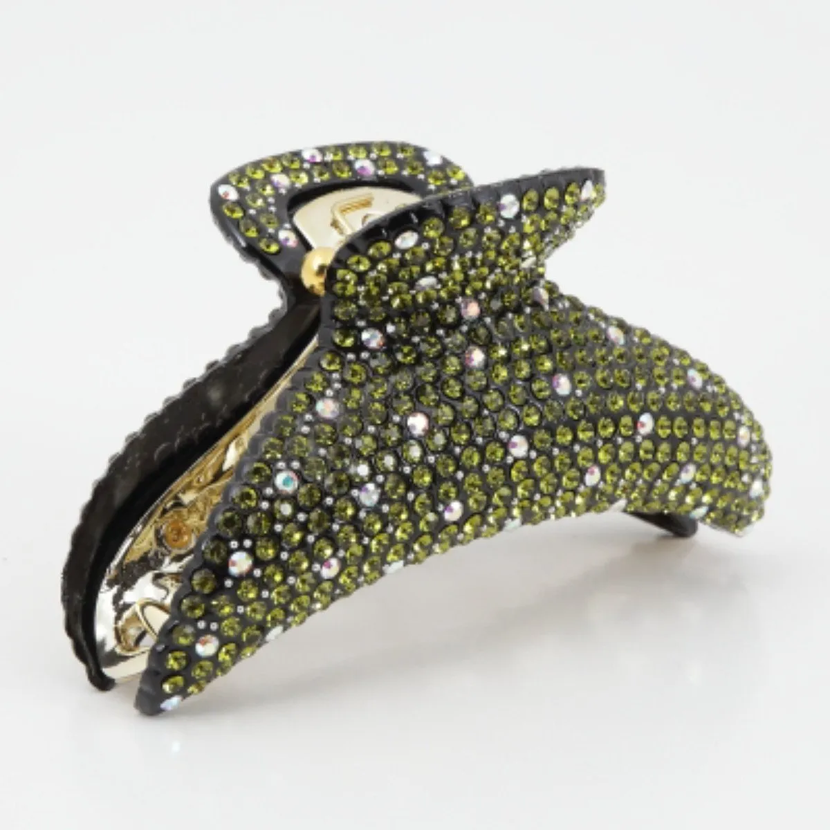 Hand Work Cubic Rhinestone Diamante Jewel Hair Jaw Claw Clip Rhinestone Series-1