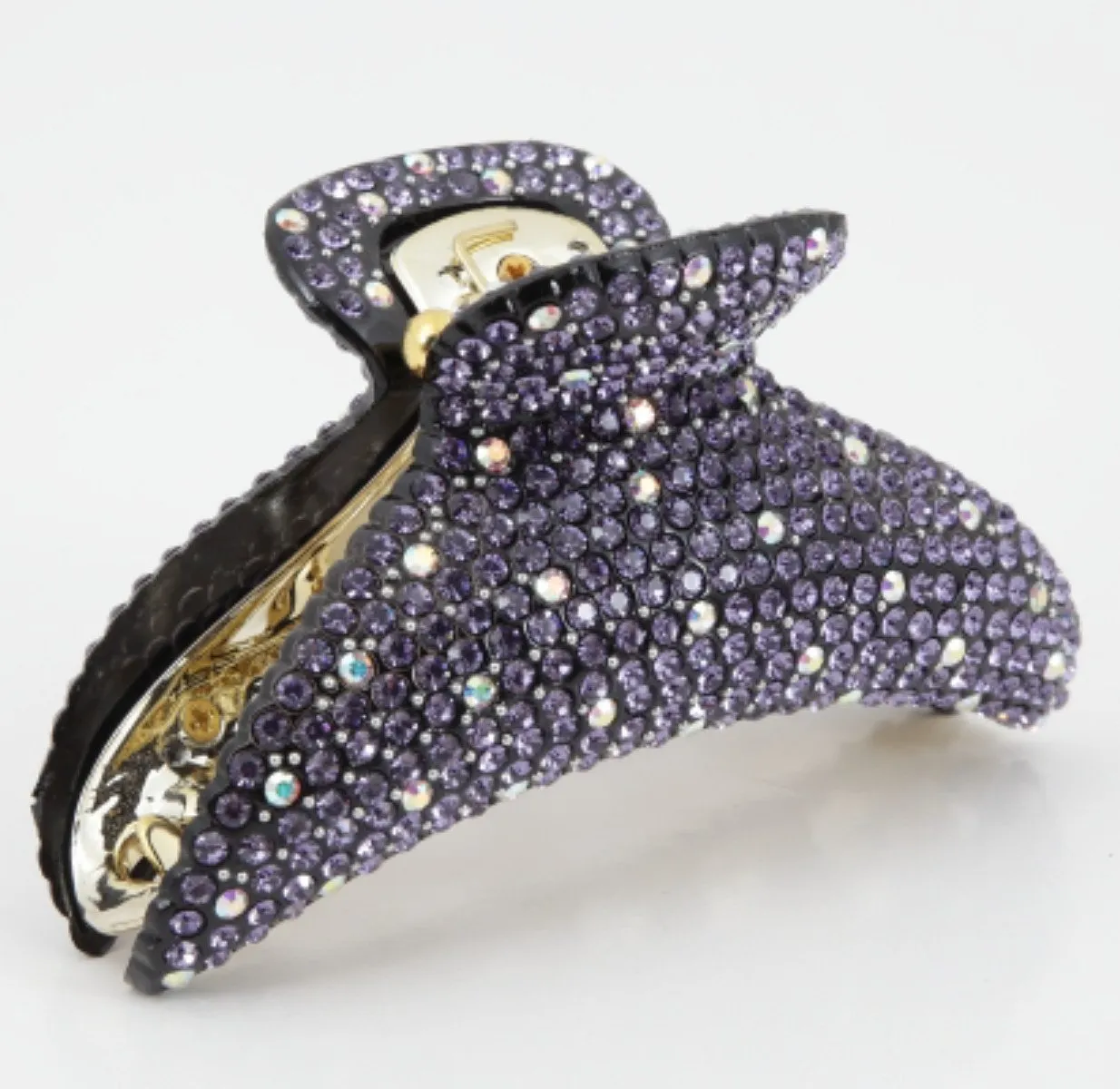 Hand Work Cubic Rhinestone Diamante Jewel Hair Jaw Claw Clip Rhinestone Series-1