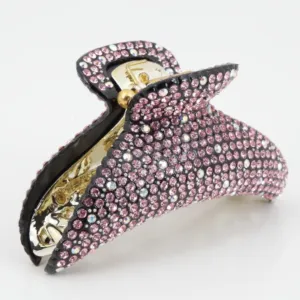 Hand Work Cubic Rhinestone Diamante Jewel Hair Jaw Claw Clip Rhinestone Series-1