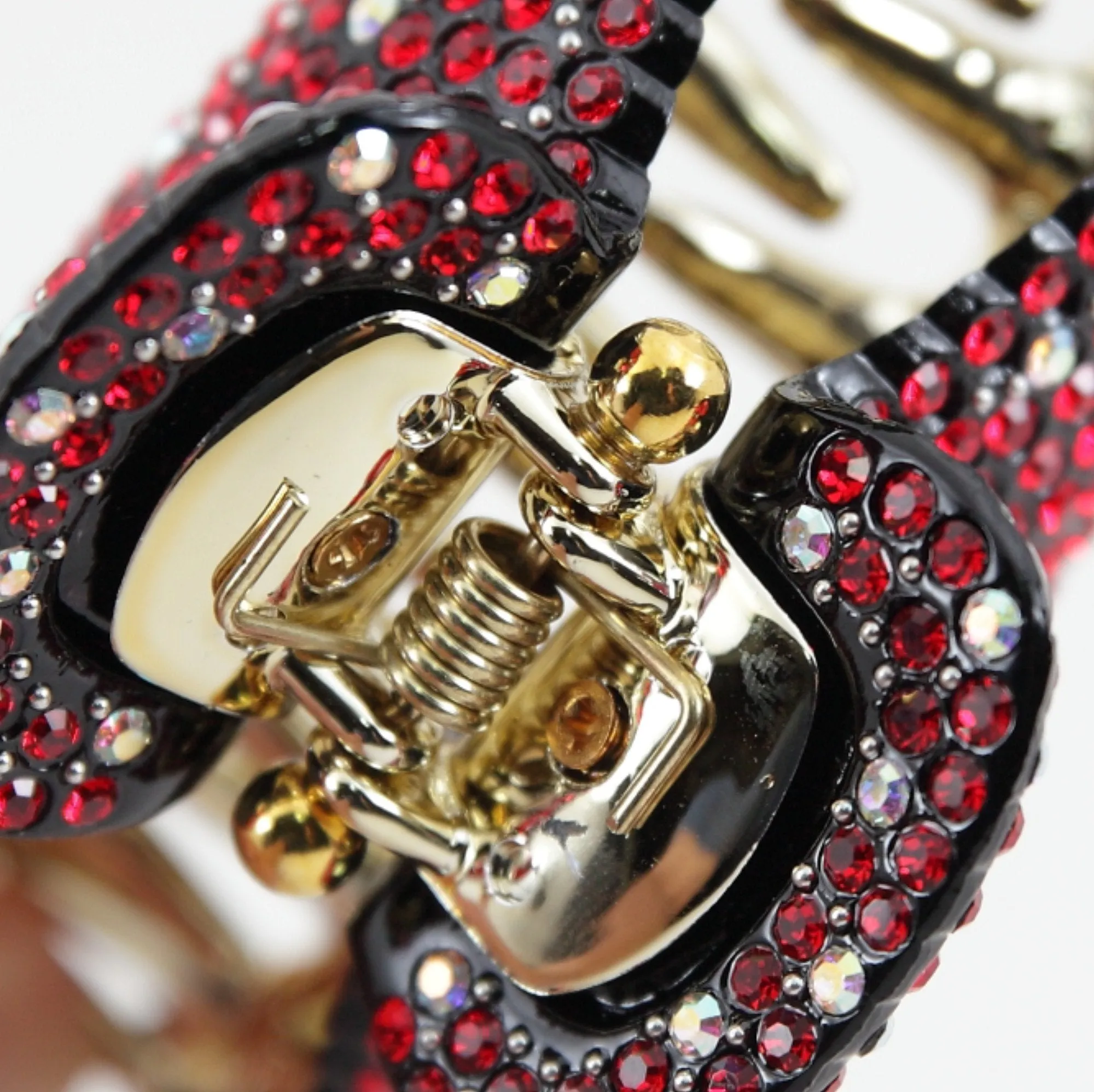 Hand Work Cubic Rhinestone Diamante Jewel Hair Jaw Claw Clip Rhinestone Series-1