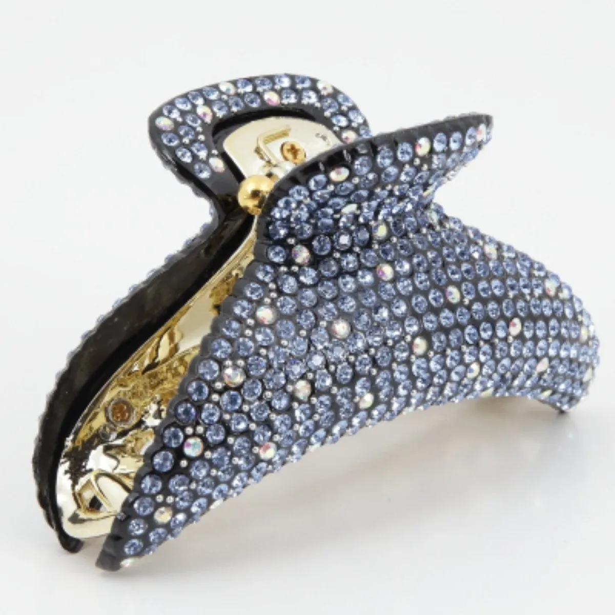 Hand Work Cubic Rhinestone Diamante Jewel Hair Jaw Claw Clip Rhinestone Series-1