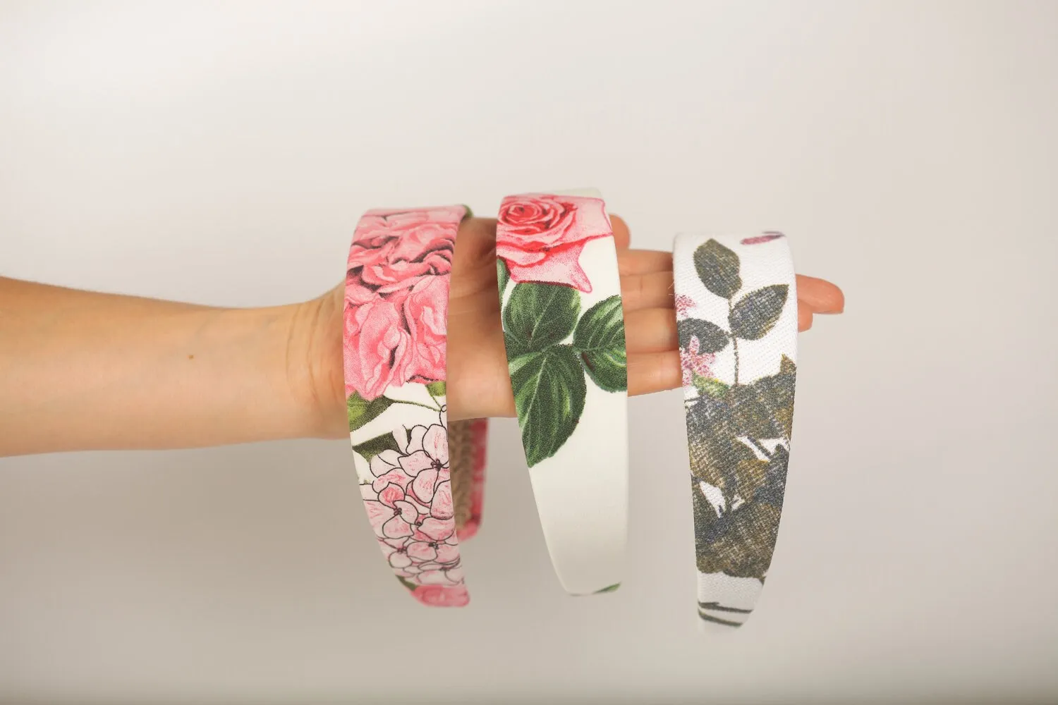 Headbands for women boho Floral headband women Wide headband Linen headband Designer headbands Delicate hair band Flower headband