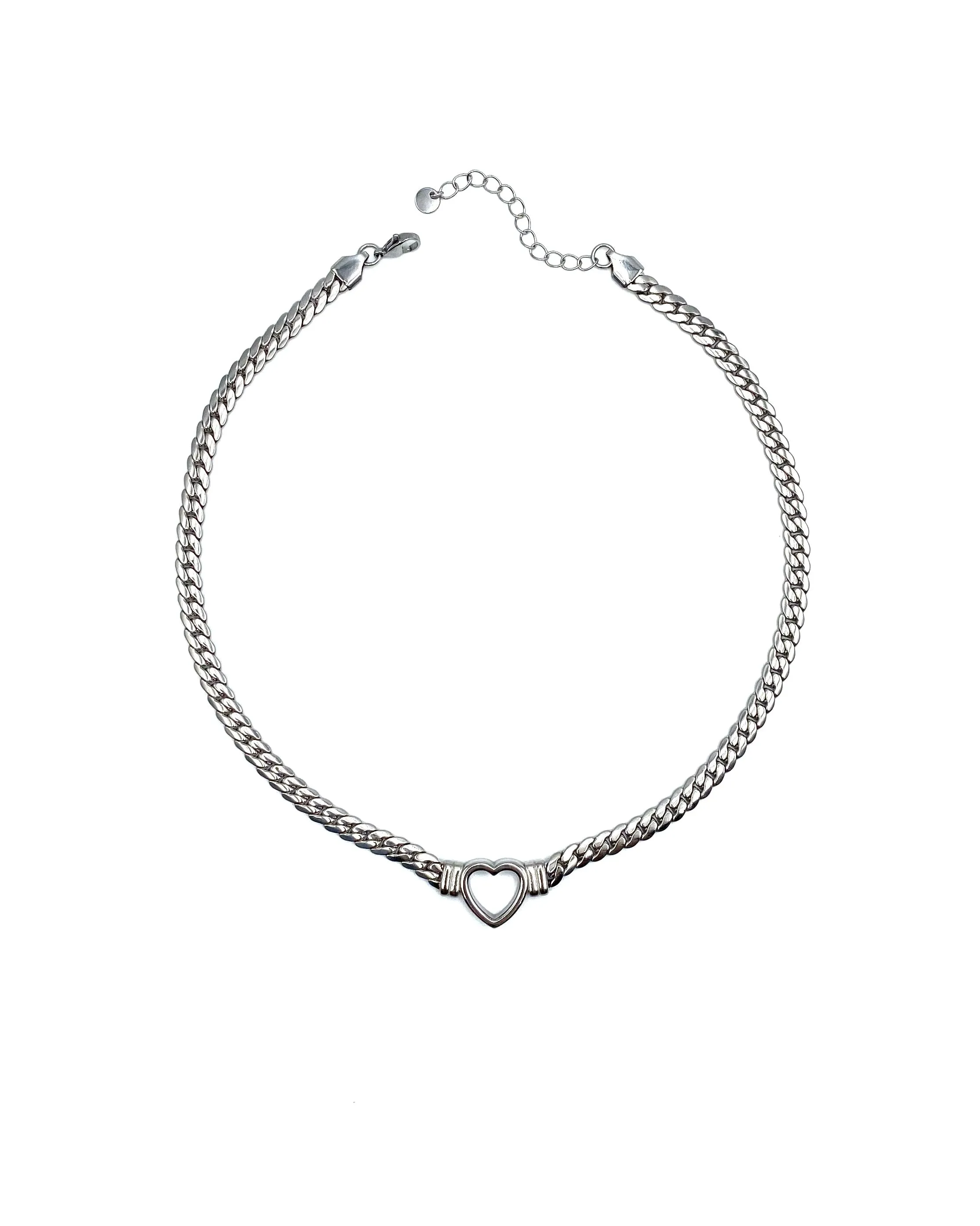 HEART SILVER NECKLACE