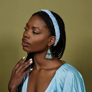 Isey Satin Ruched Headband