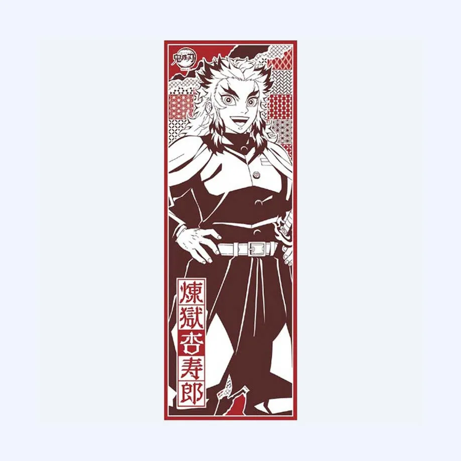 Kyojuro Rengoku Demon Slayer Tenugui Traditional Japanese Cloth
