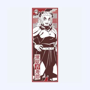 Kyojuro Rengoku Demon Slayer Tenugui Traditional Japanese Cloth