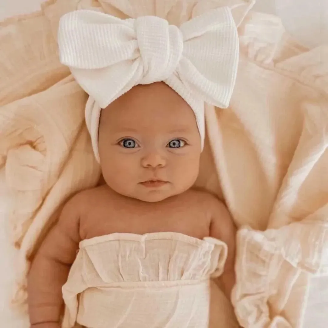 Large Summer Infant Hair Bows