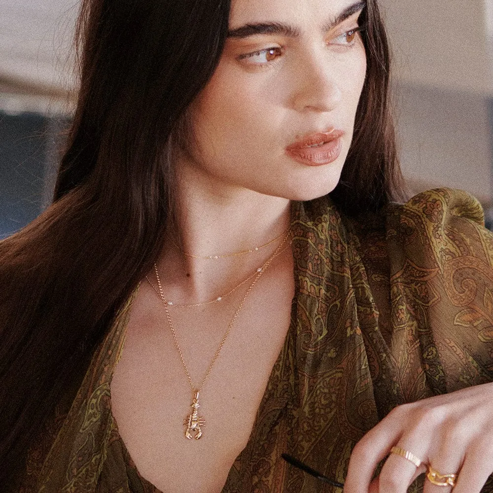 Lobster Chain Necklace 18ct Gold Plate