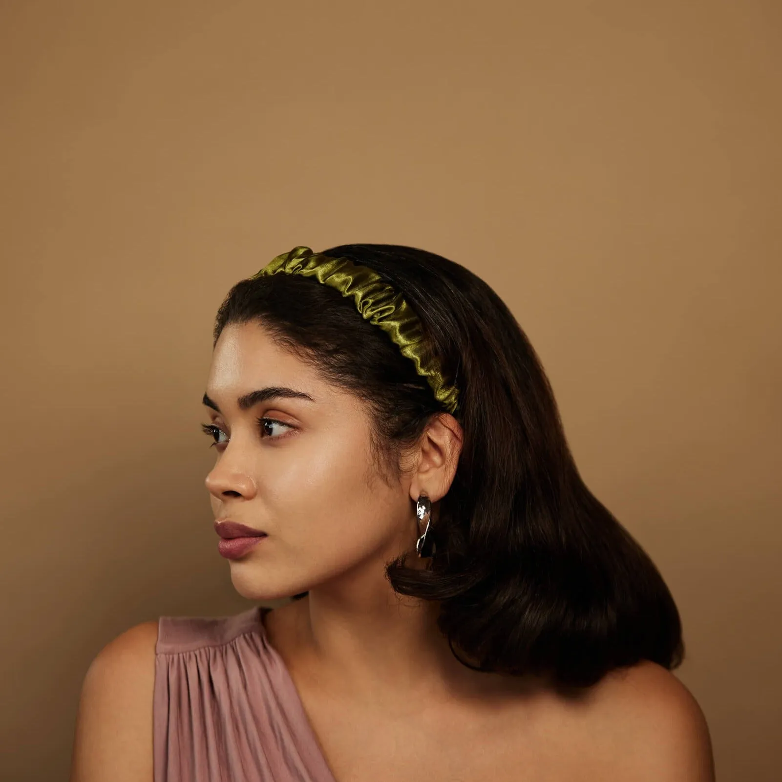 Moringa Satin Ruched Headband