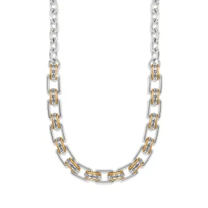 Mosaic 2 Tone Links Necklace