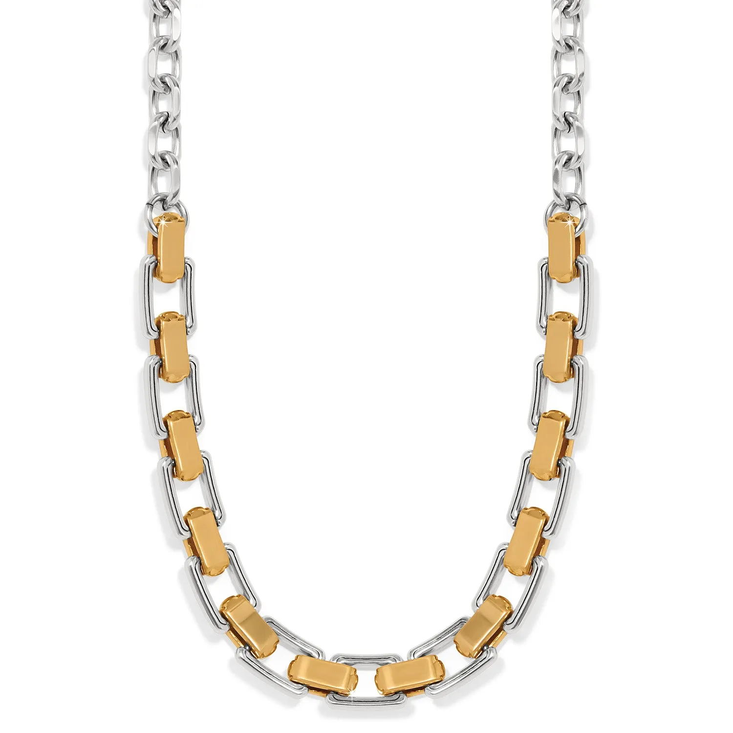 Mosaic 2 Tone Links Necklace