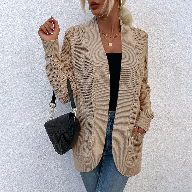 Multi-Colored Knitted Cardigan