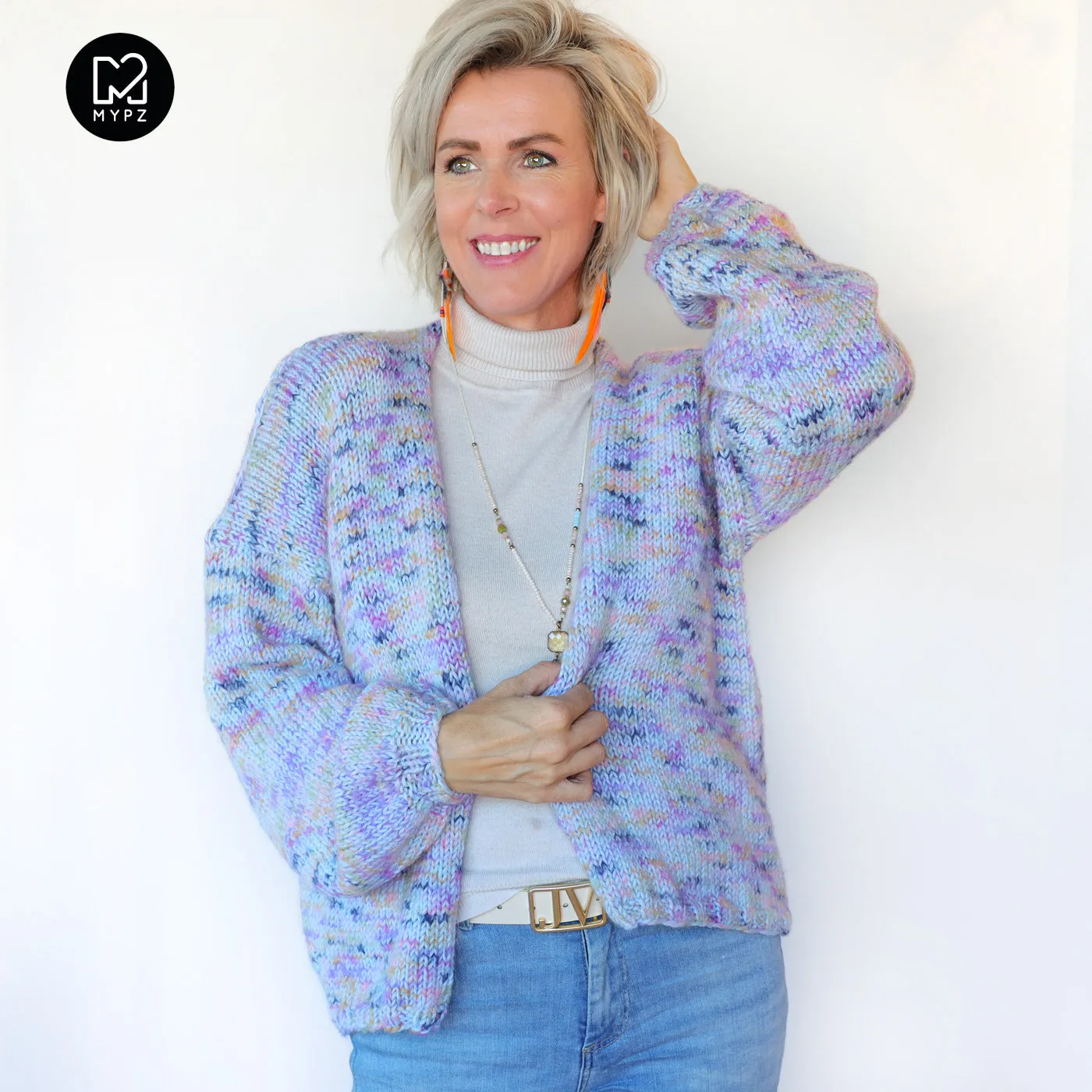 MYPZ Alpaca Merino Cardigan Viv