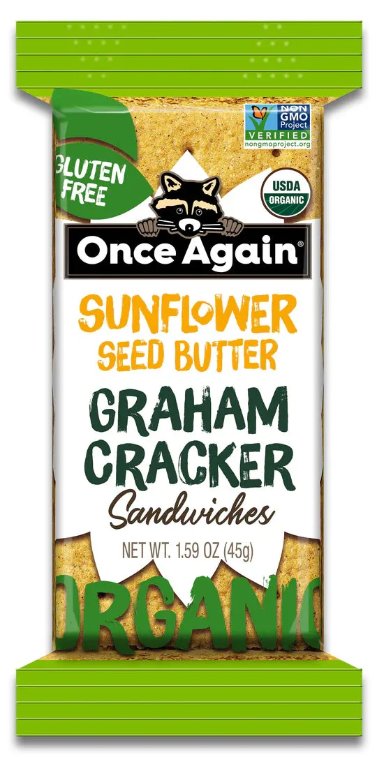 Once Again Organic Sunflower Seed Butter Graham Cracker Sandwiches 1.59oz