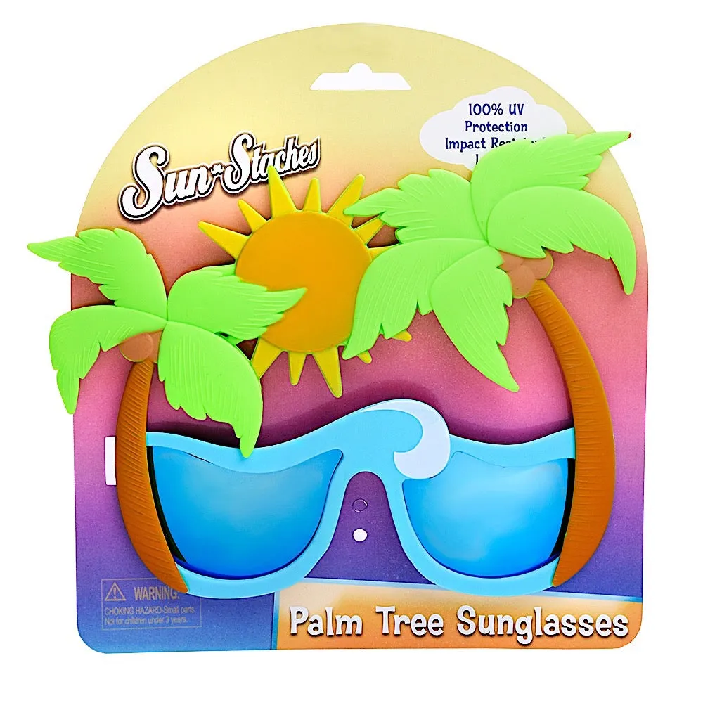 Palm Tree Sunglasses | Sun-Staches