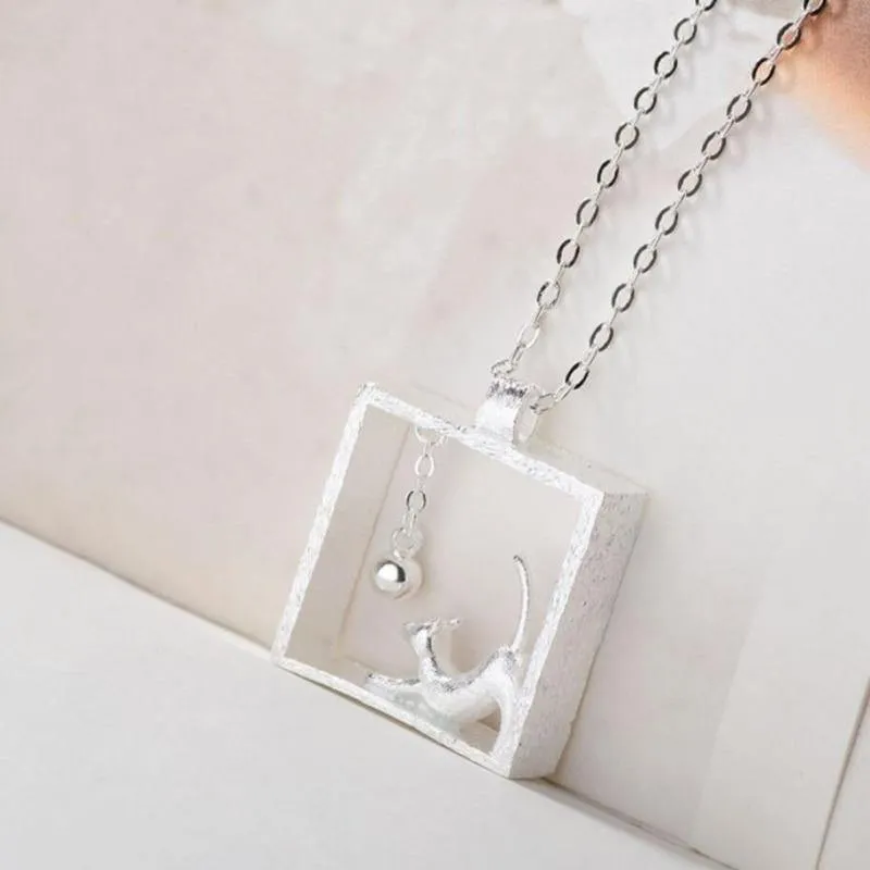 Playful Kitten Necklace