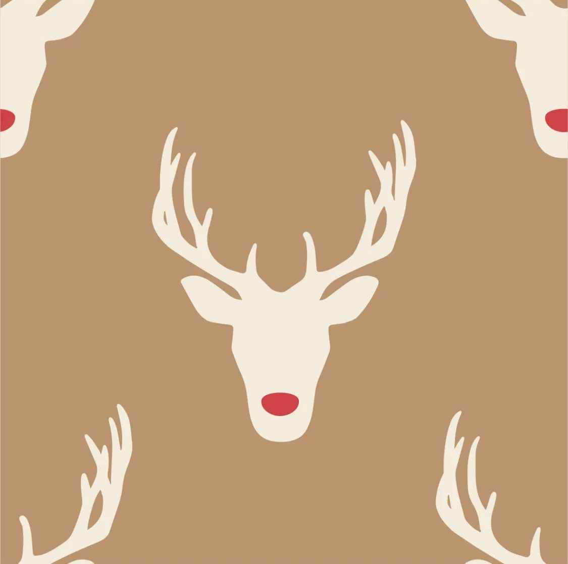 Reindeer Bamboo Bow Headband
