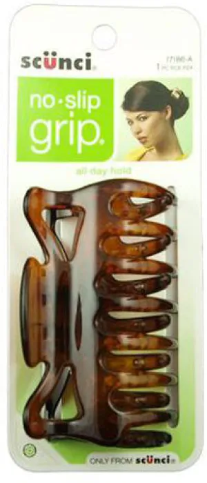 SCUNCI - No-Slip Grip Jaw Clip, Assorted Colors - 1 Clip